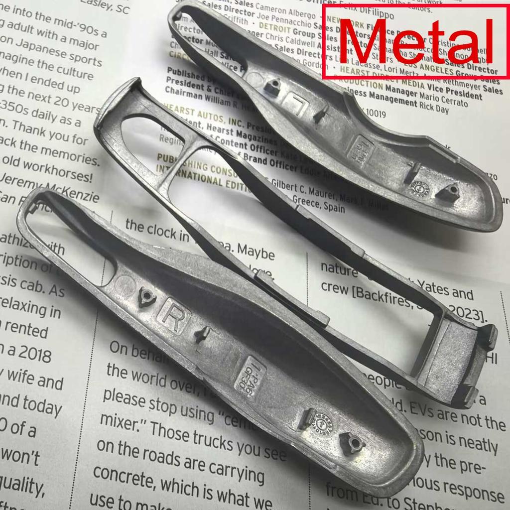 Metal Material Black Car Key Case Fob Cover Shell For Porsche Panamera Spyder Carrera Macan Boxster Cayman Cayenne 911 970 981