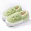 Padded Home Cotton Slippers for Women, Warm Thick-soled Fleece Shoes