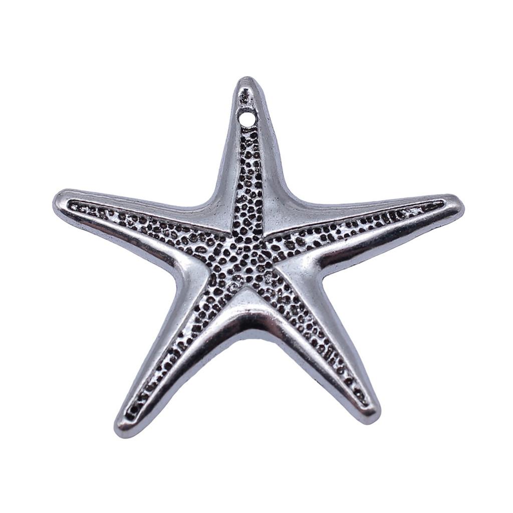 Starfish Charms Multi Color Metal Pendants For Beach Themed DIY Jewelry Accessories