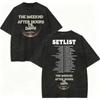 2026 Summer Hot Sale Vintage Washed Rapper The Weeknd Graphic T Shirts After Hours Til Dawn Tour T-shirt Men Women Vintage Streetwear Oversized Tshirt