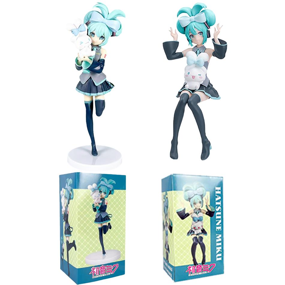 Anime Hatsune Miku Figure Fairy Tales Peripheral Collectible Models Decorative Decorations Children Kawaii Gift PVC Figurine