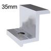 10Pcs Solar Panel Mounting Brackets Photovoltaic Solar Panel Racking Mounts  Accessories PV End Clamp Z Bracket Aluminum Alloy