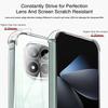 For Redmi Note14 5G Transparent Soft Silicone Phone Case for Xiaomi Redmi Note14 Note 14 Pro Plus Pro+ 5G Airbag Back Cover