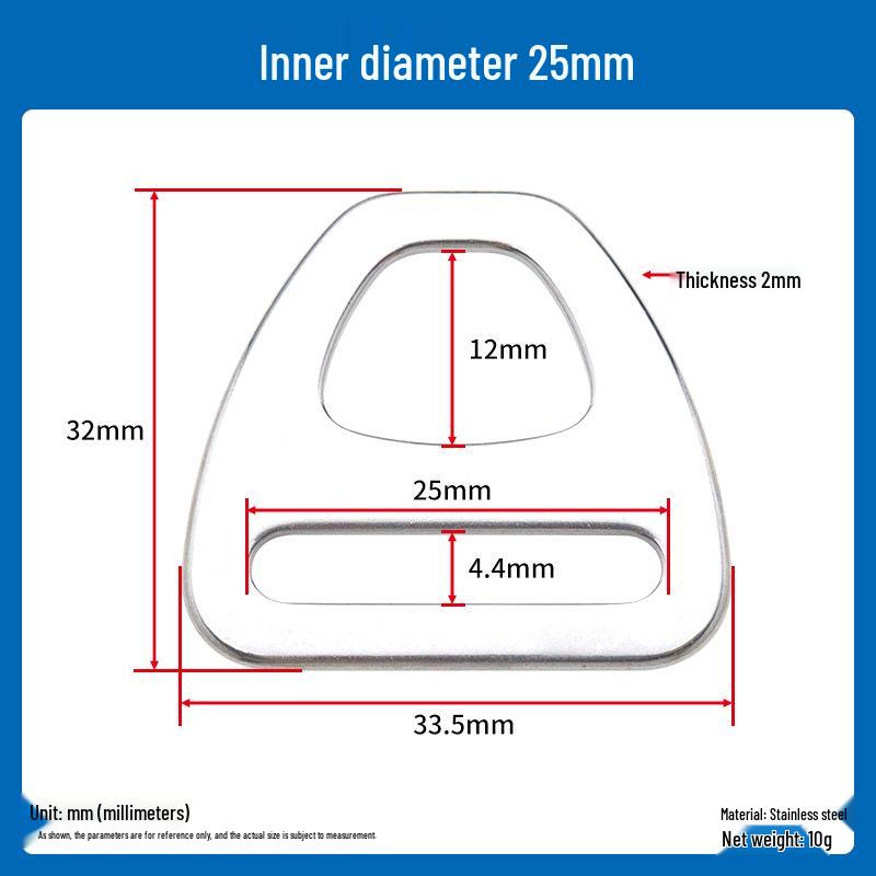 

Triangle Buckle Ring for Pet Leash & DIY Clothing – Anti-slip Flat Head A-shaped Accessories