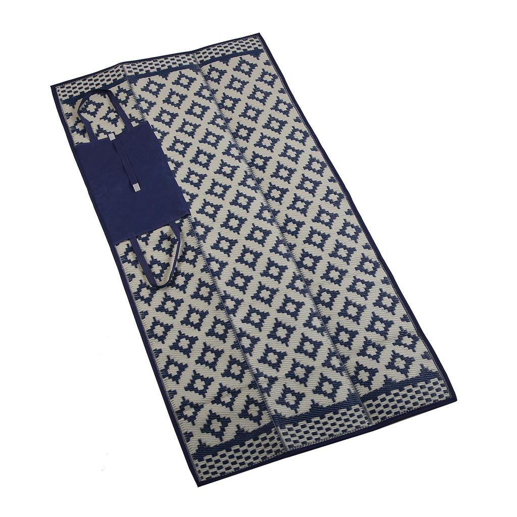 Picnic Rug Blue Rhombuses