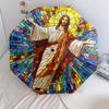 1Pc Jesus Automatic Umbrella - Suitable Travel Outdoor Portable Umbrella Birthday Gift Daily Essentials
