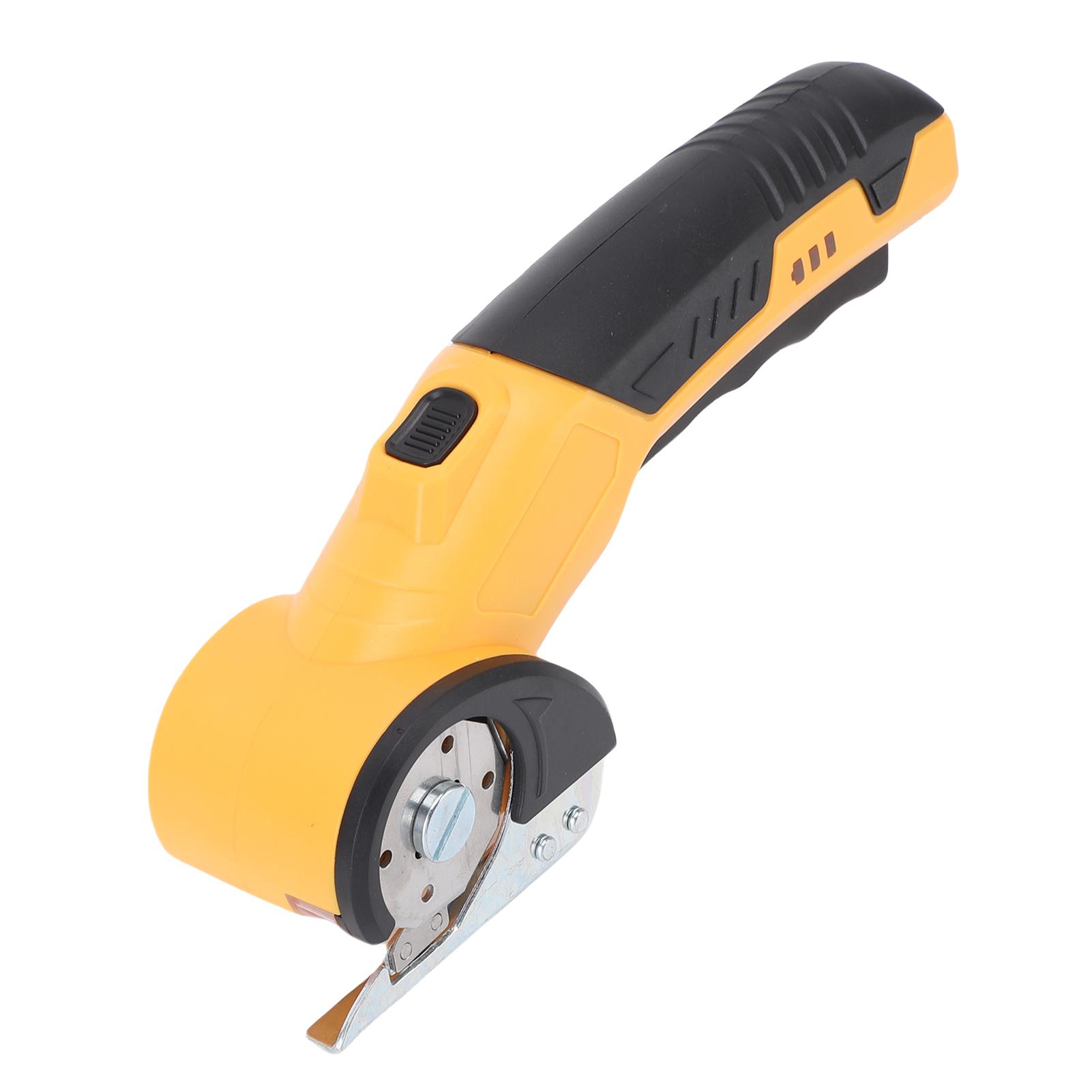 

Cordless Electric Scissor Rechargeable Power Rotatable Cardboard Box Cutter Small Fast Cutting for Fabric Leather
