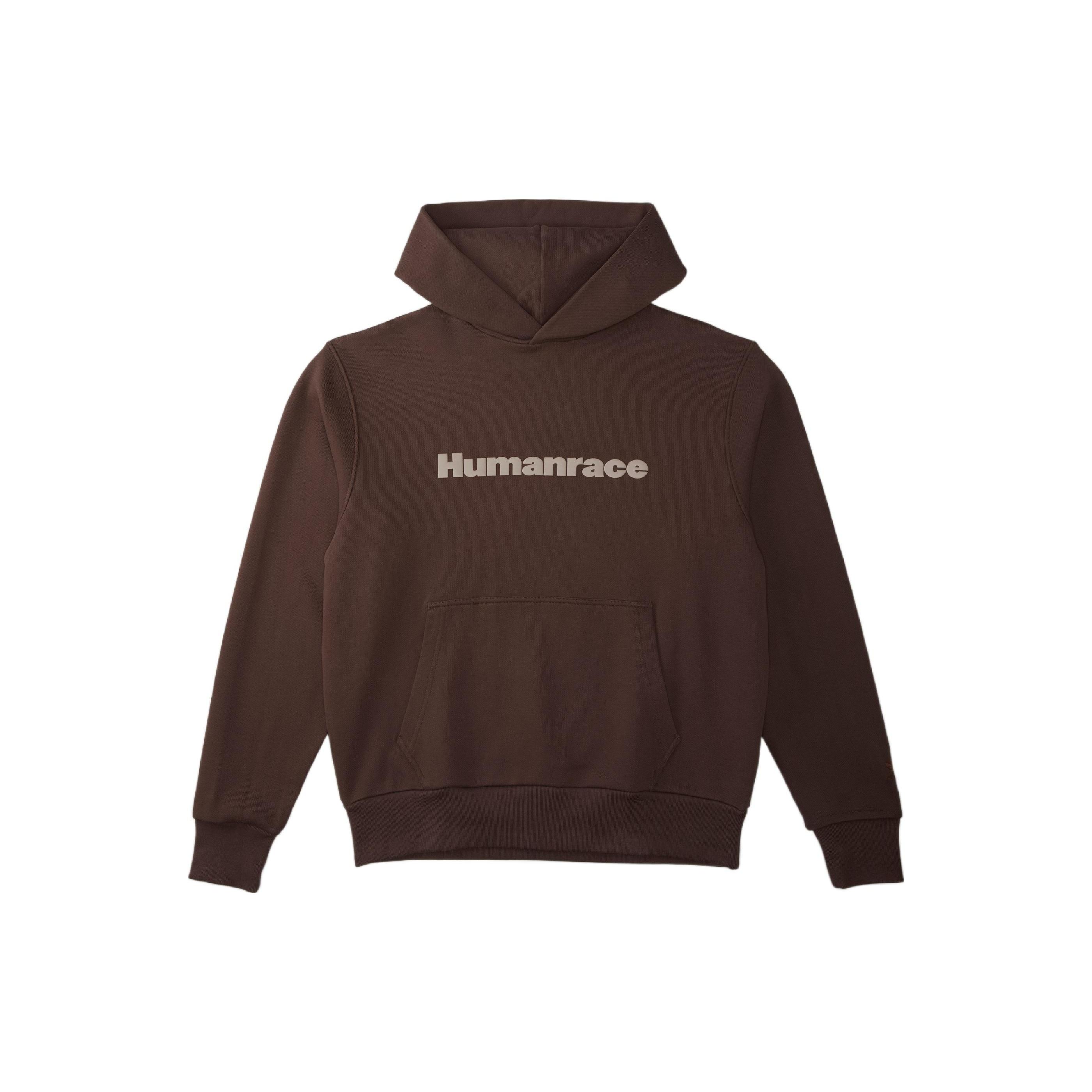 adidas x Pharrell Humanrace Logo Hoodie Brown Men s HI2958 XS
