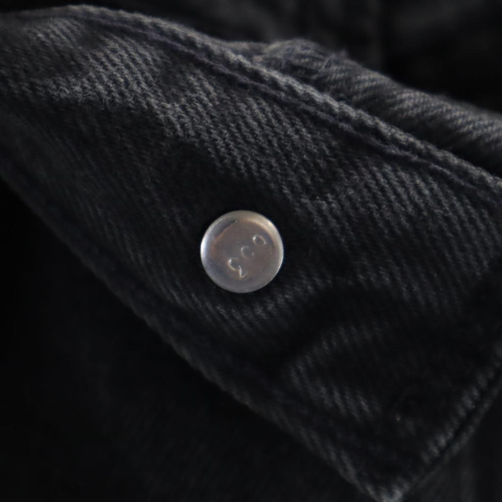 Levi's 90s 501 Made In USA Straight Denim Pants W29 Black Jeans Men's Used