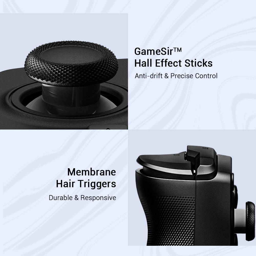 GameSir X5 Lite Mobile Type-C Controller Hall Effect Joystick Portable Gamepad for On-the-Go Play for Android iPhone 16/15 5