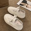 Women's Casual Little White Shoes 2024 Spring Summer New Style Fashion Thick Soled Versatile Comfort Anti-Slip Sneakers Women