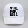WIFE MOM BOSS cap Casual Funny Baseball cap Hipster Summer cool hip hop streetwear snapback hats