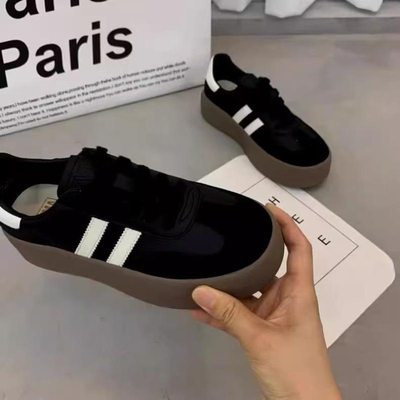 Versatile German training shoes women's shoes popular spring and summer platform white shoes trendy casual sports board shoes retro Forrest Gump shoes