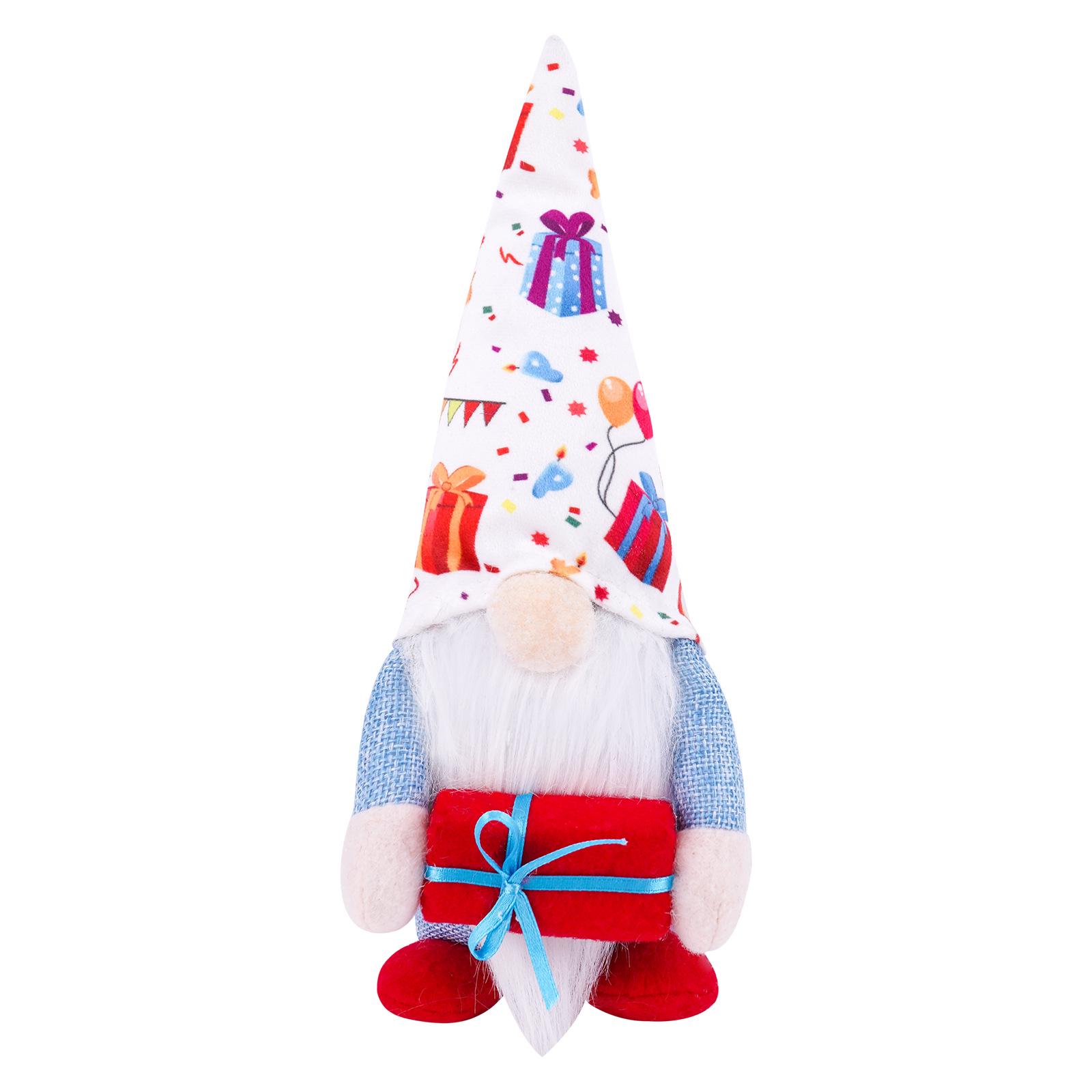 Birthday Elf Plush Decoration: Faceless Dwarf Doll - Creative Festival Gift Ornament