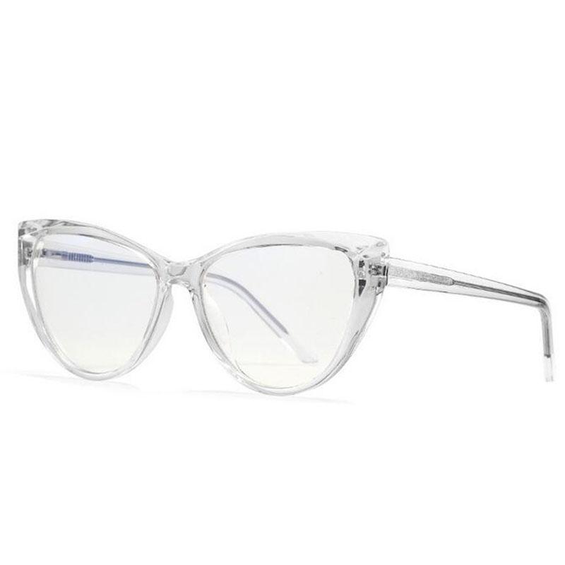 Optische Brillen Cat-Eye-Rahmen Brillen für Damen Mode Korrektionsbrillen Kurzsichtigkeit -0,5 bis -6,0 Weitsichtigkeit +0,5 bis +6,0