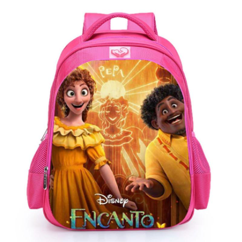 Encanto Mirabel Girls Backpack School Bag Bookbag Rucksack Shoulder Bag Kid Gift