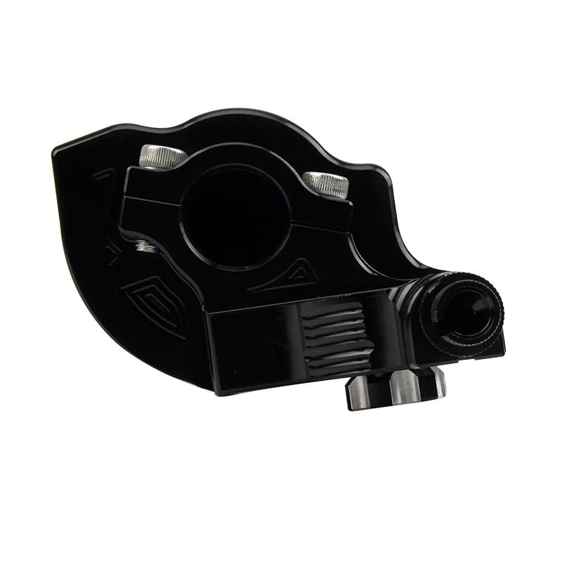 For ATV Quad Bike Motocross Moped Scooter Bike CNC Aluminum Parts 7/8" 22mm Universal Motorcycle Accelerator Throttle Twist Grip,Black.