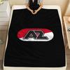 1 Stück AZ Alkmaar Aufdruck Flanelldecke, Hohe Qualität, Bequem für alle Jahreszeiten, Heimdekoration, Wärme und Komfort, Perfekt für Weihnachtsgeschenke