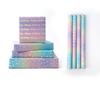 Valentine's & Birthday Laser-Printed Aluminum Foil Large Gift Wrap Paper