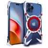 Aluminum Frameless Case For iPhone 16 Plus 12 13 14 15 16 Pro Max Rotating Bracket Shell Metal Rimless Shockproof Cover