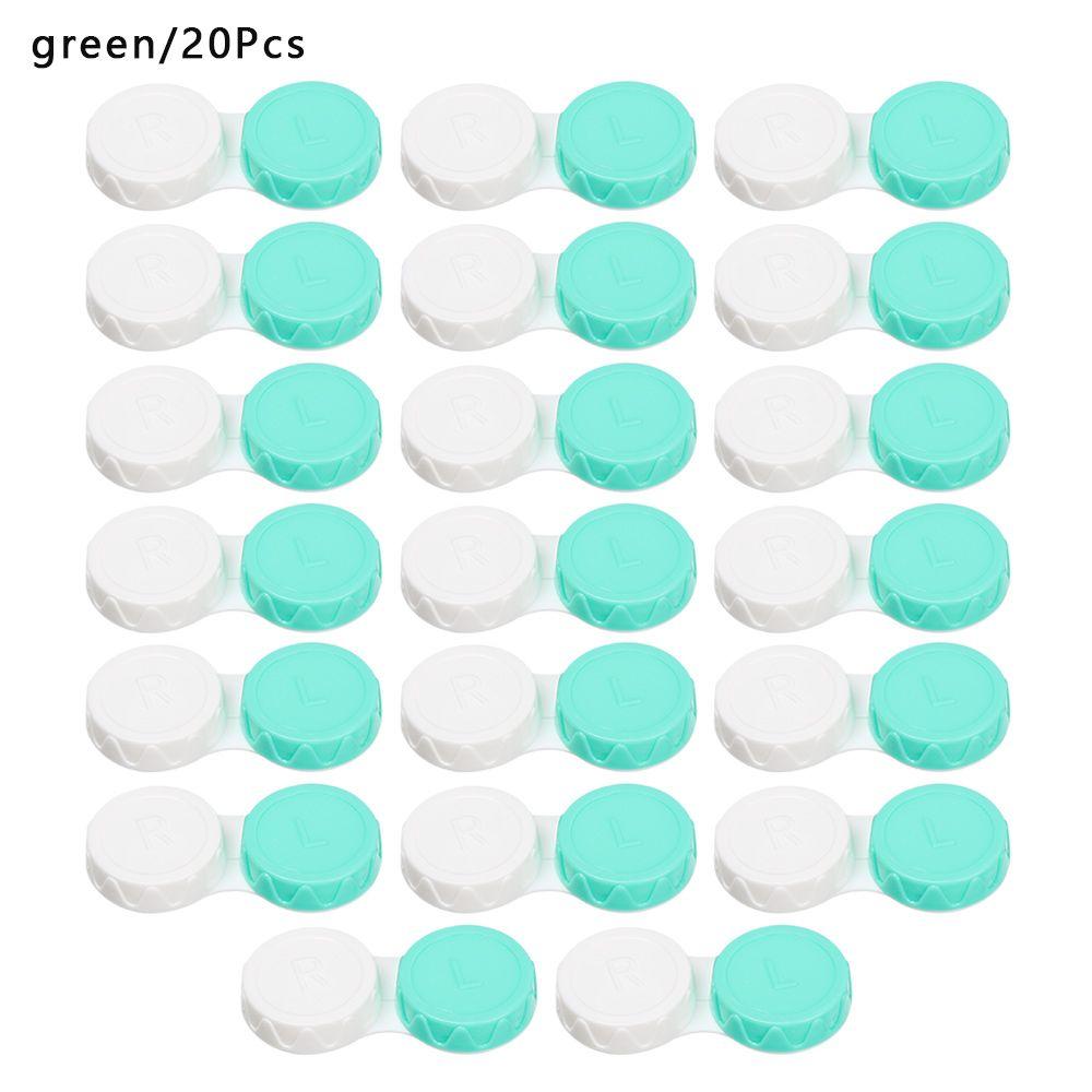 Mode Brillen Tragbare Kunststoff Einweichbox Candy Farbe Reise Brillenhalter Kontaktlinsenbehälter