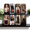 Emma Watson Phone Case Black Silicone Soft For Samsung Galaxy A73,A72,A71,A70,A53,A52,A51