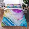 Black White Geometric 3d Bedding Sets Marble Digital Printing Duvet Cover Set with Pillowcase Home Textile Europe Australia Size