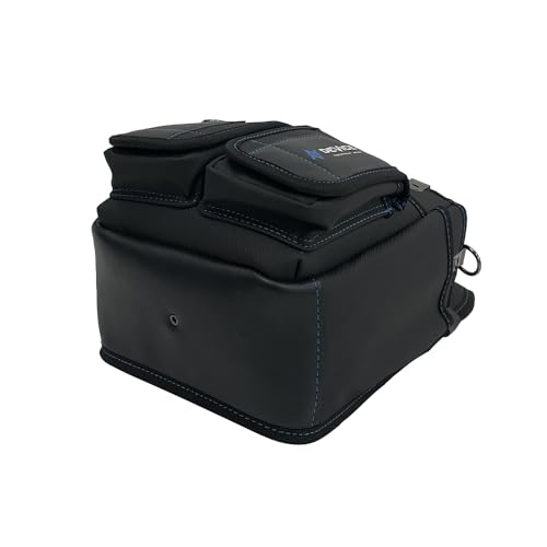 SK11 Waist Bag with Pockets (DVC-JY10) - Reinforced Bottom, Synthetic Leather, Water and Abrasion Resistant Coating