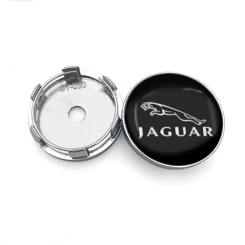 4pcs 60mm Car Vossen Wheel Center Hub Cap Car Rims Dust-proof Cover Hubcapss For Jaguar XF XE XJ XJ8 F Pace X Type F Type Necklace Tijera Ropa Llavero