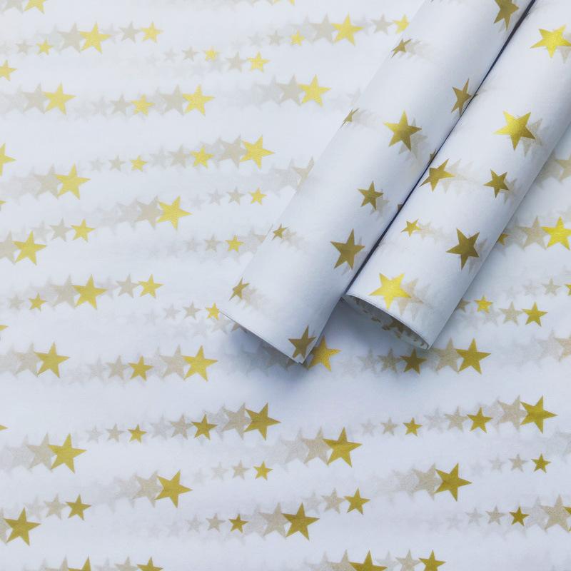 17g Printed Tissue Paper - Decorative Patterned Copy Paper For Gift Wrapping & Floral Packaging