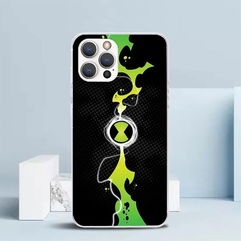 Cartoon Ben 10 Handyhülle Für IPhone 16 17 Air 16E 15 14 Plus 13 Mini 12 11 Pro Max 7 8 + SE 2020 Weiche TPU Rückseite 16 17 Air