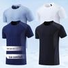 Men's Quick-Dry Breathable Fitness T-Shirt - Short Sleeve, Summer Casual Running Top