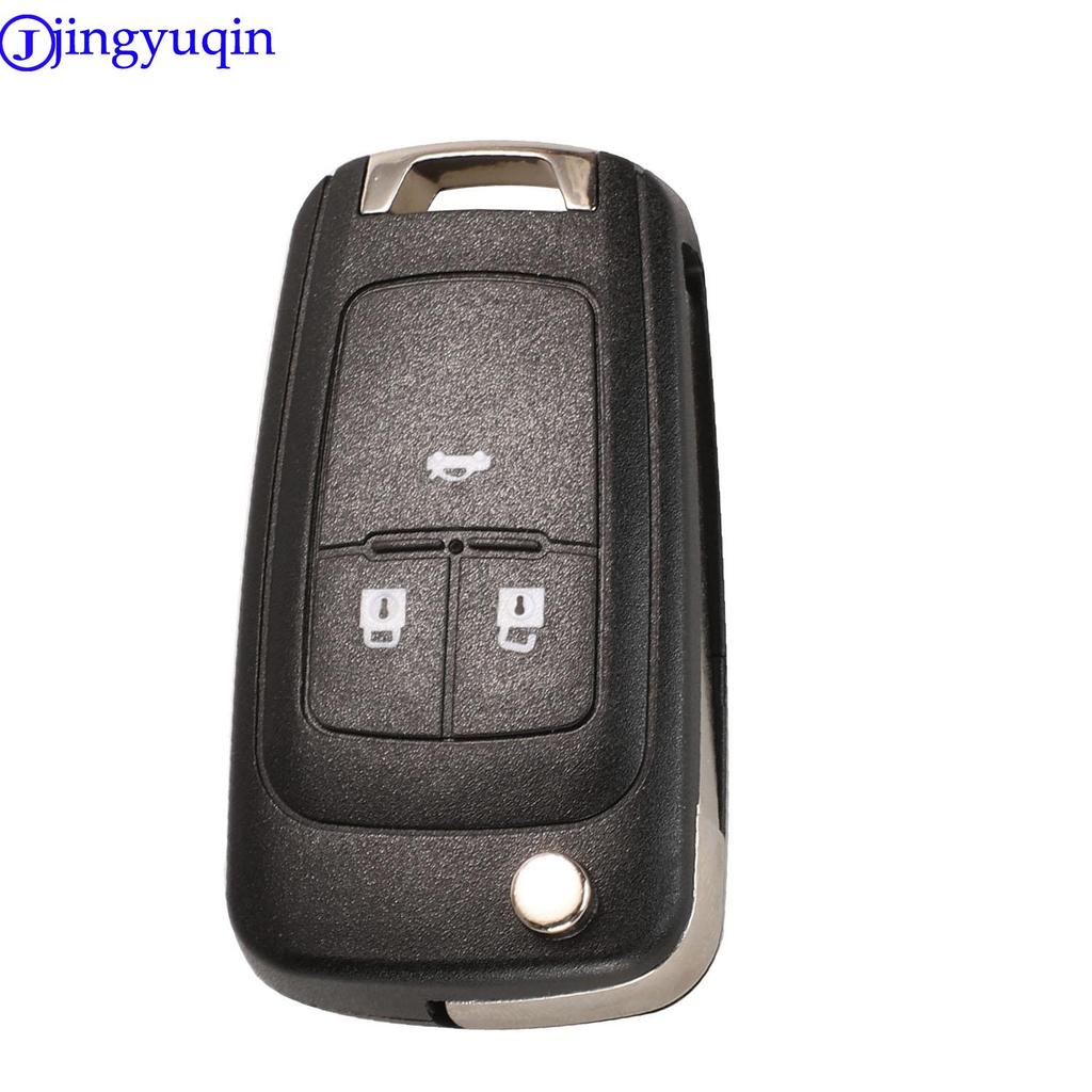 jingyuqin 20p Flip Folding Remote car Key Shell For Chevrolet Cruze Epica Lova Camaro Impala 2 3 4 5 Button HU100 Blade