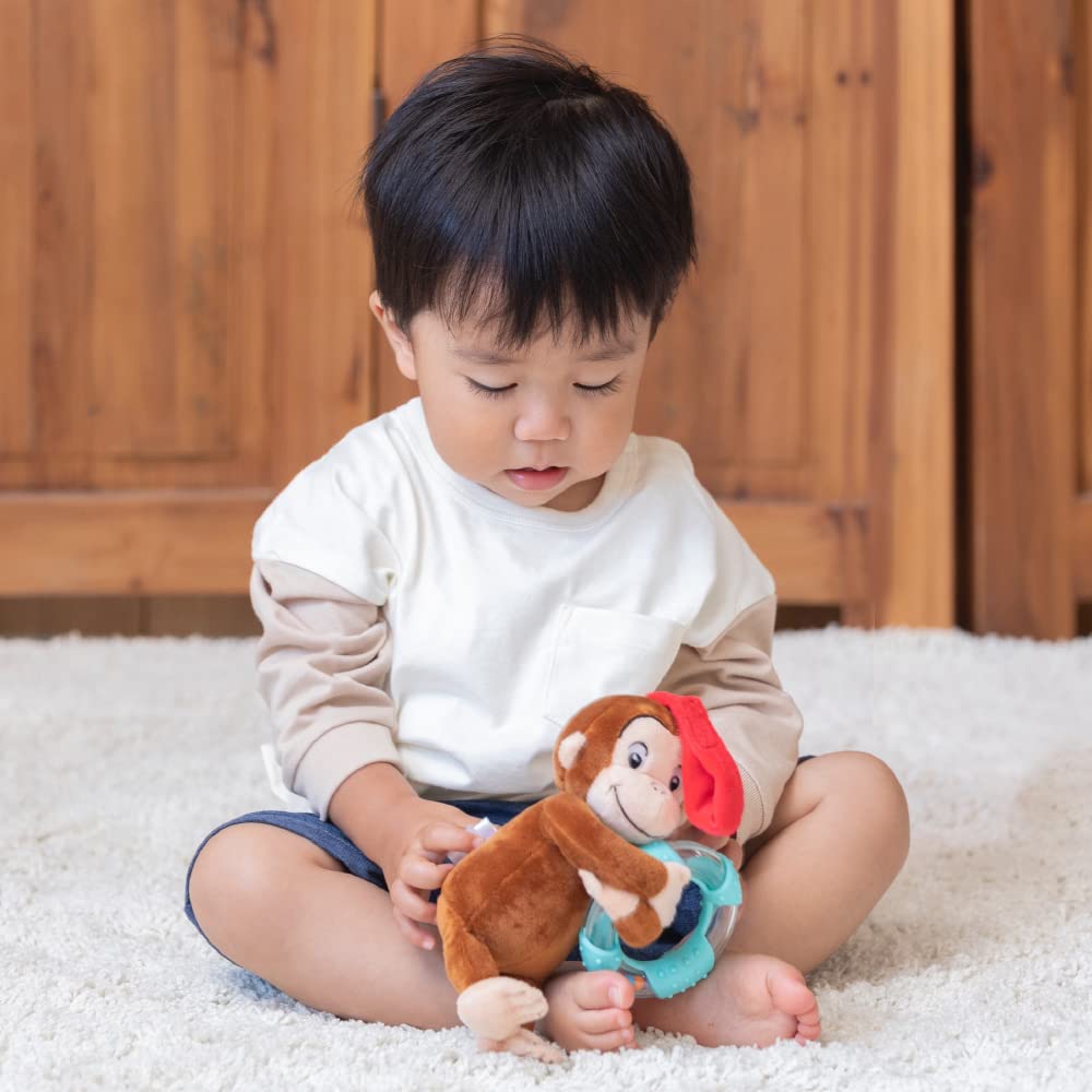 Nihon Ikuji Curious George Ring Rattle