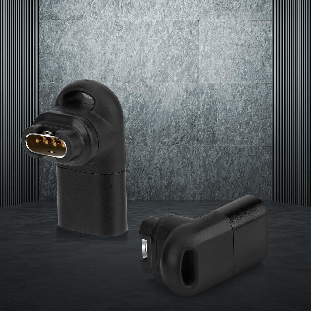 90 Degree 3D Elbow Charging Adapter Data Transmission Type-C Female To for Garmin Power Adapter for Garmin Fenix 6/6S/6X/5/5S/5X