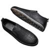 Casual leather shoes business soft sole British style beef tendon sole tide shoes autumn lazy shoes Doudou shoes