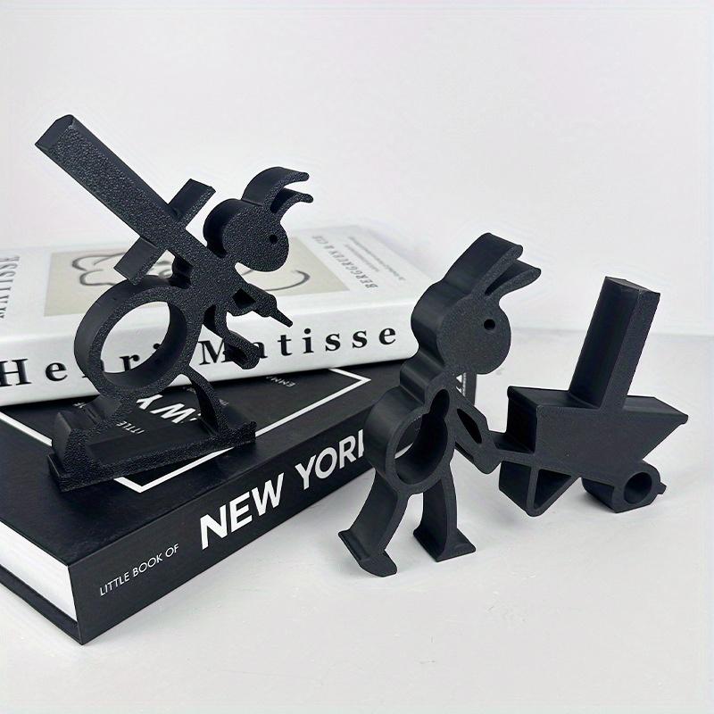 Ant Toilet Paper Holder - Funny No Installation Toilet Paper Holder  - 3D Printed Black Ant Toilet Paper Holder - Funny Tissue Paper Holder