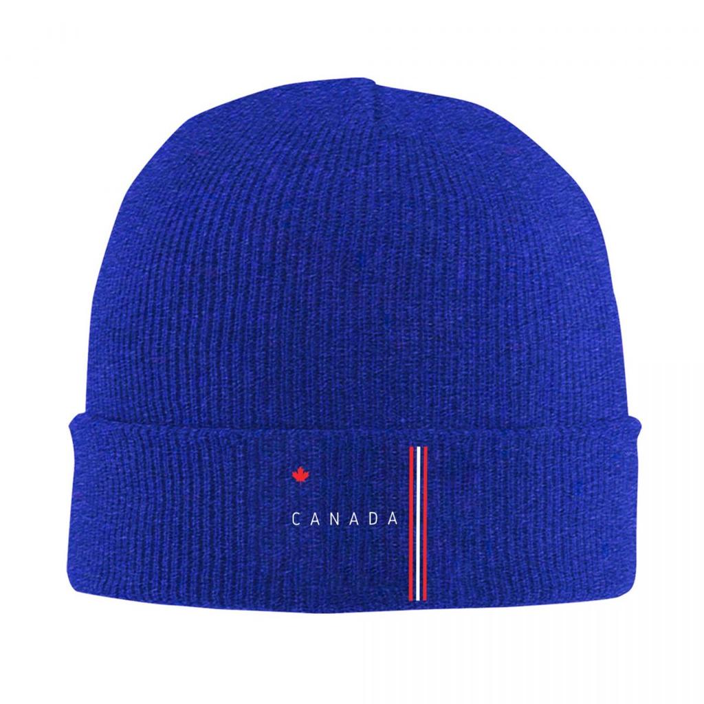 Canada Flag National Culture Knitted Hat Beanie Autumn Winter Hats Warm Color Caps for Men Women