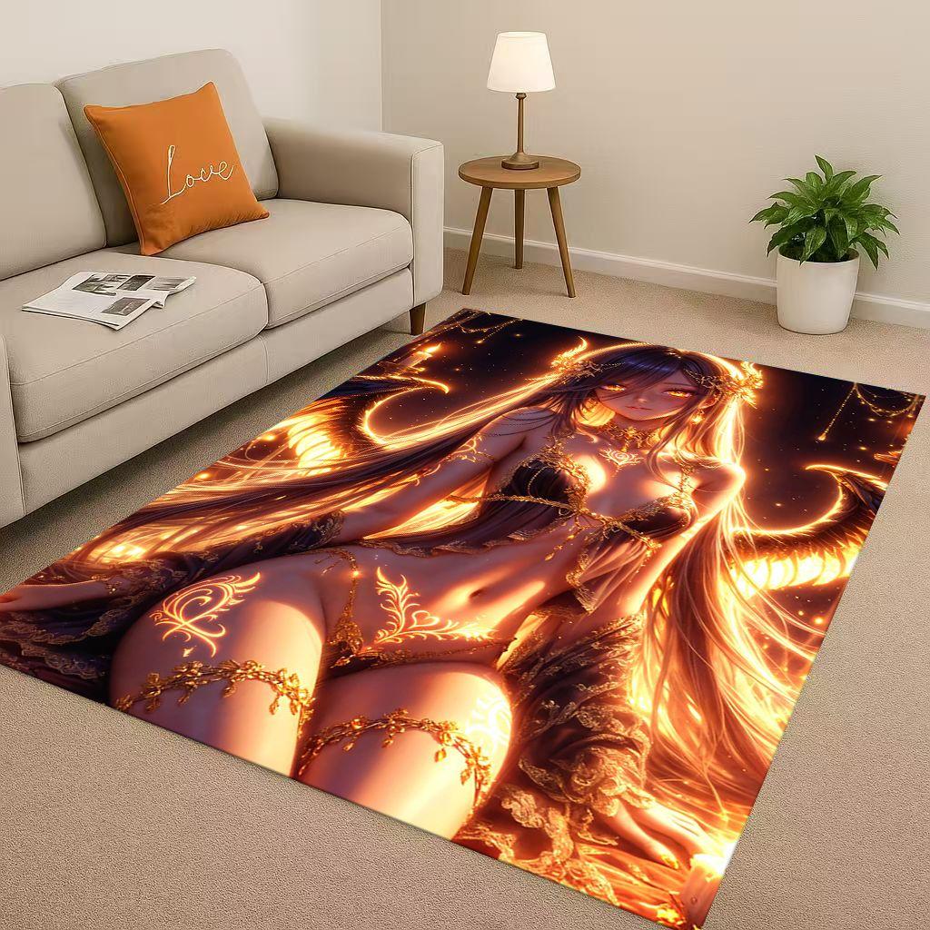 27 Style Sexy Bikini Girls Cartoon Anime Characters Living Room Non Slip Area Rug Carpet for Bedroom Playroom Sofa,Doormat Gift