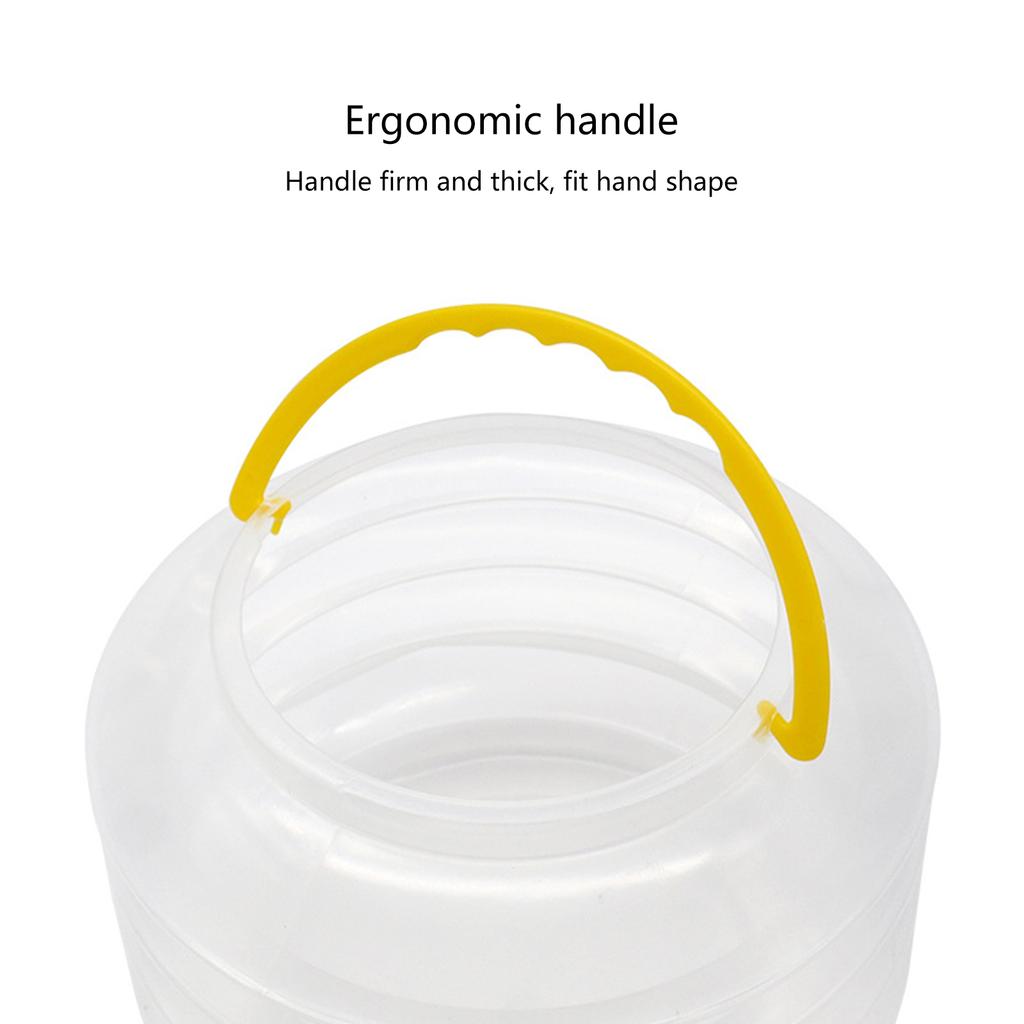 Paint Brush Washer Collapsible Washing Bucket Brush Holder Foldable Transparent Brush Washer for Outdoor Indoor Painting