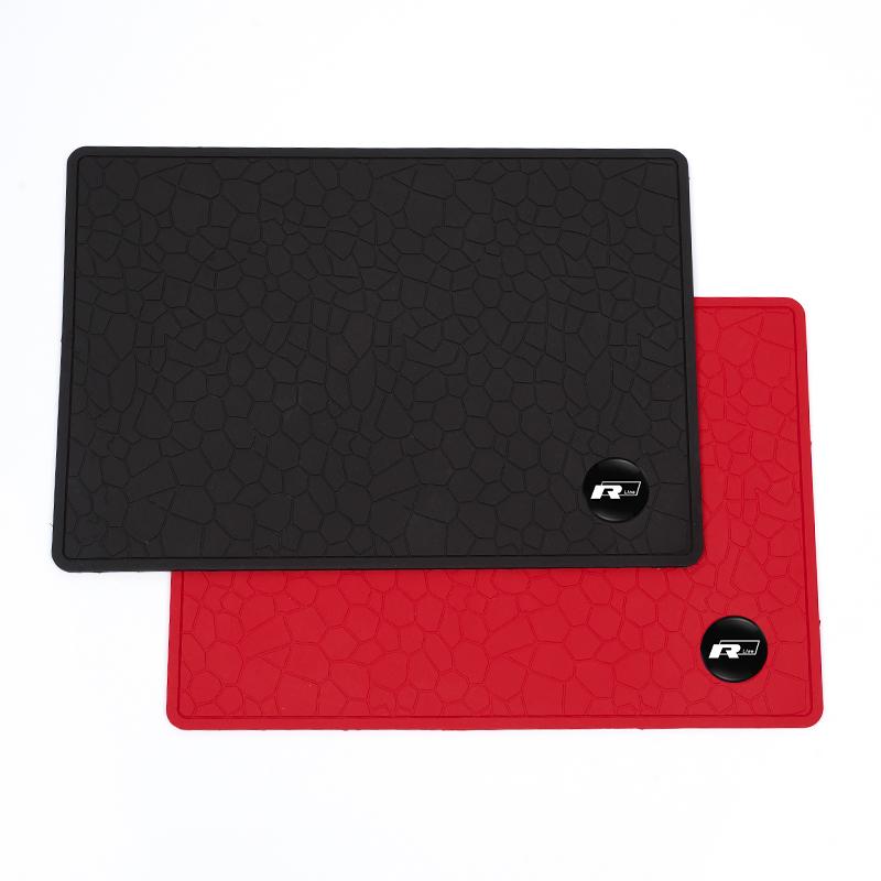 

For VW Volkswagen Jetta MK5 Golf PVC Car Non Slip Mat Dashboard Phone Anti Slip Gel Pad For Volkswagen GTI Arteon R Scirocco Jet Red