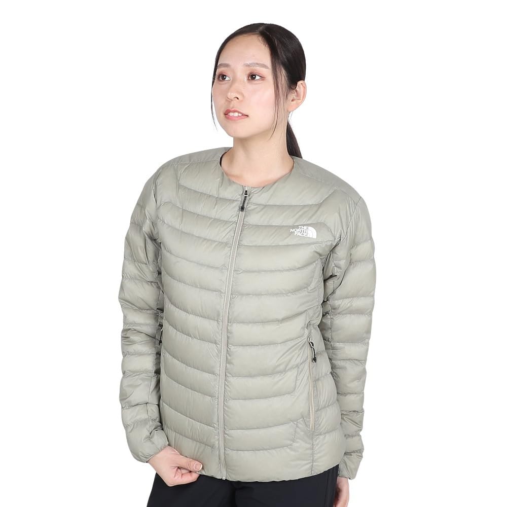 The North Face Thunder Round Neck Down Clay Size M Women's Jacket, Gray,
