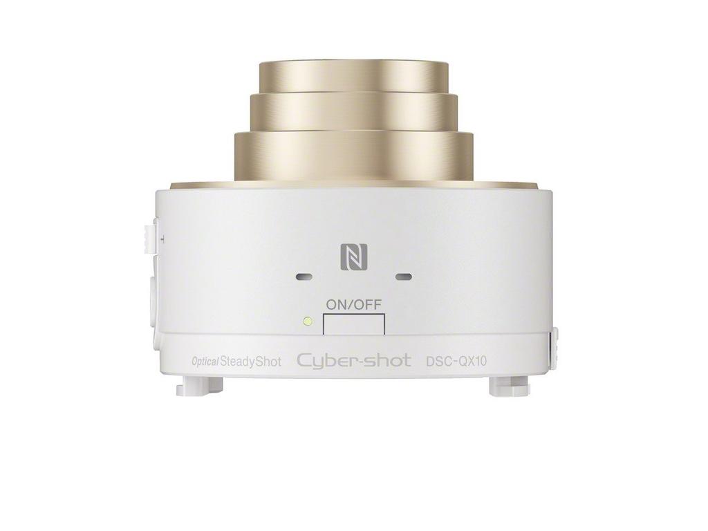 SONY Digital Camera Camera QX10 White Cyber-shot Lens-Style DSC-QX10-W