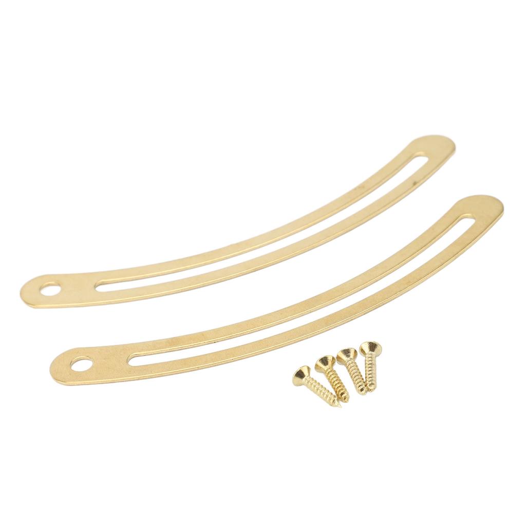 20 Set Lid Support Hinge Metal Retro Lid Stay Hinge with Screw for Cabinet Box Furniture