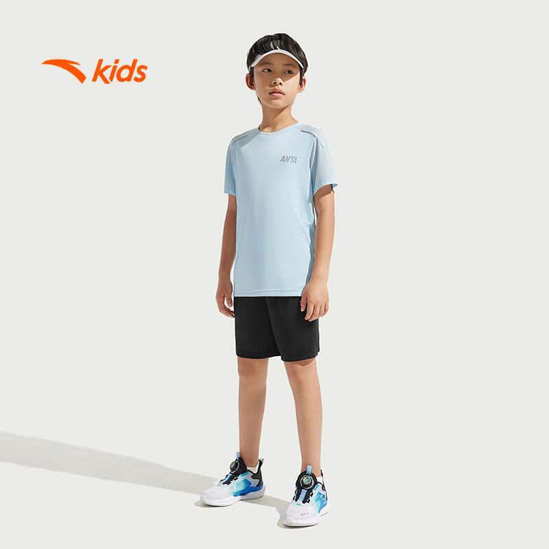 Anta Kids' 2025 Summer Breathable Knit Sport Set for Boys