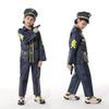 Halloweenský hasičský oblek Kostým na Den dětí, Dětský cosplay oblek policisty, právníka, pilota, lékaře, dělníka