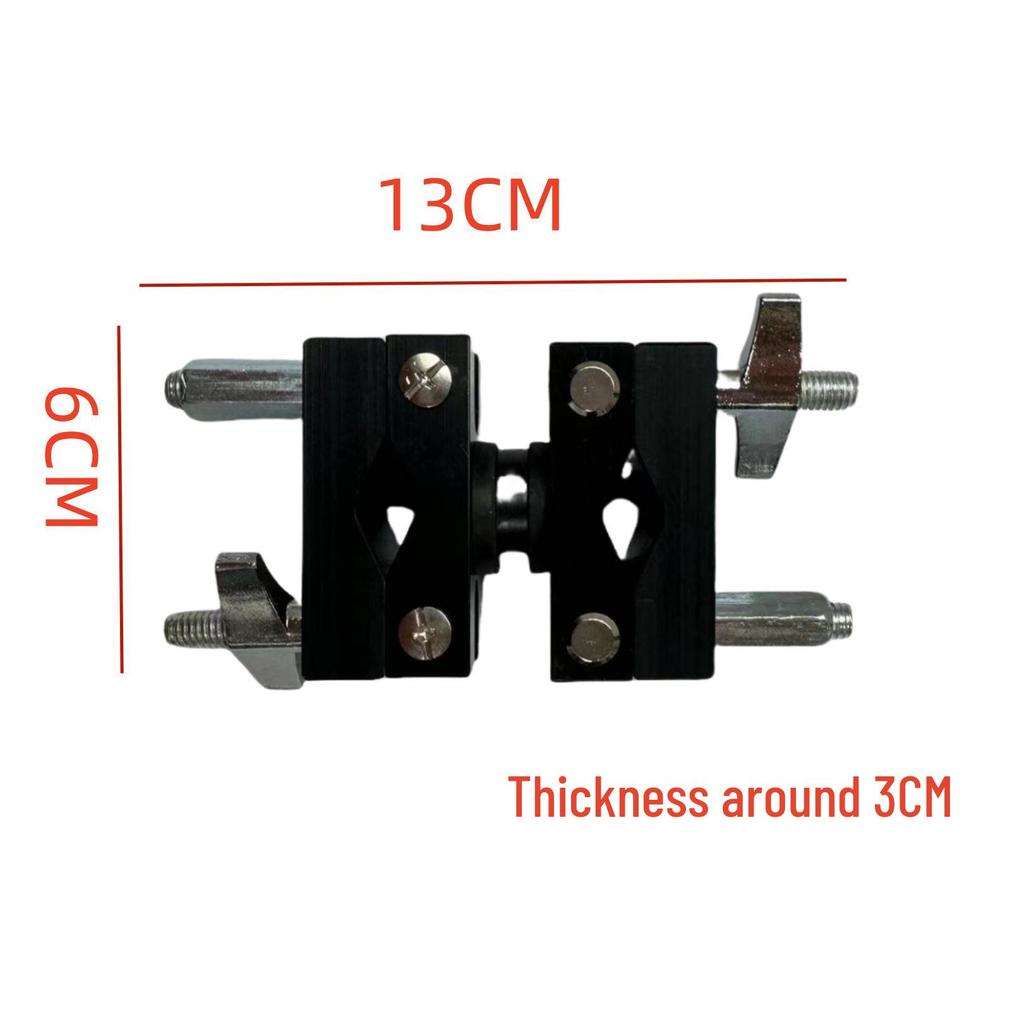 Jazz Drum Series Multi-functional Stand with Universal Double-sided Clamp for Tom Drums and Microphones