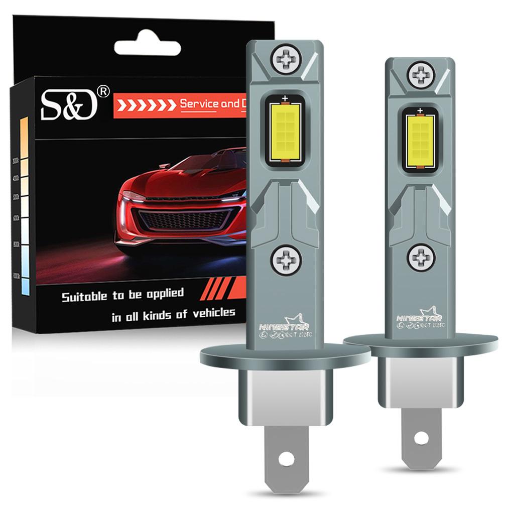 

2 шт. 15000 лм H7 H4 светодиодные лампы для фар H11 H8 H1 Canbus автомобильная противотуманная фара 35 Вт безвентиляторная светодиодная лампа авто свет для вождения 12 В 6500 К Plug&Play H1