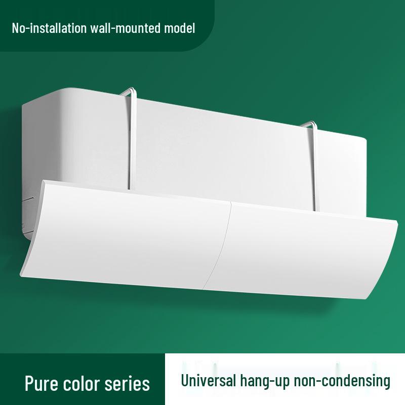 

No-Install 3-in-1 Hard Plastic Air Conditioner Wind Deflector