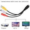 Car Video Recorder Extension Cable Air Head Male to BNC AV DC Female Monitor Adapter